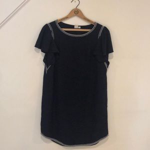 Gap blue and white Linen Dress size S